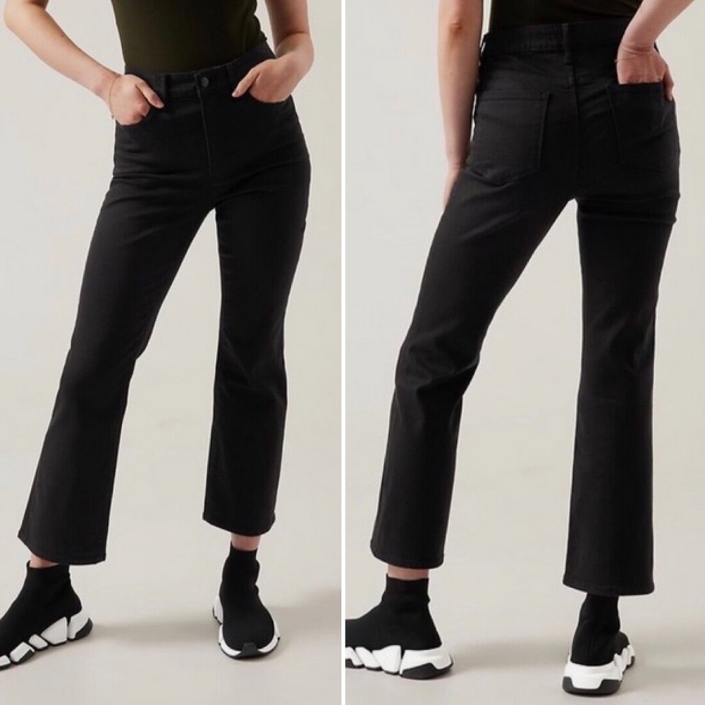 Athleta NWT Flex Kick Flare Jean in Black 6T (29")